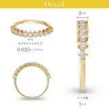 ハーフエタニティーリング1.8-2【Pinky Ring】.