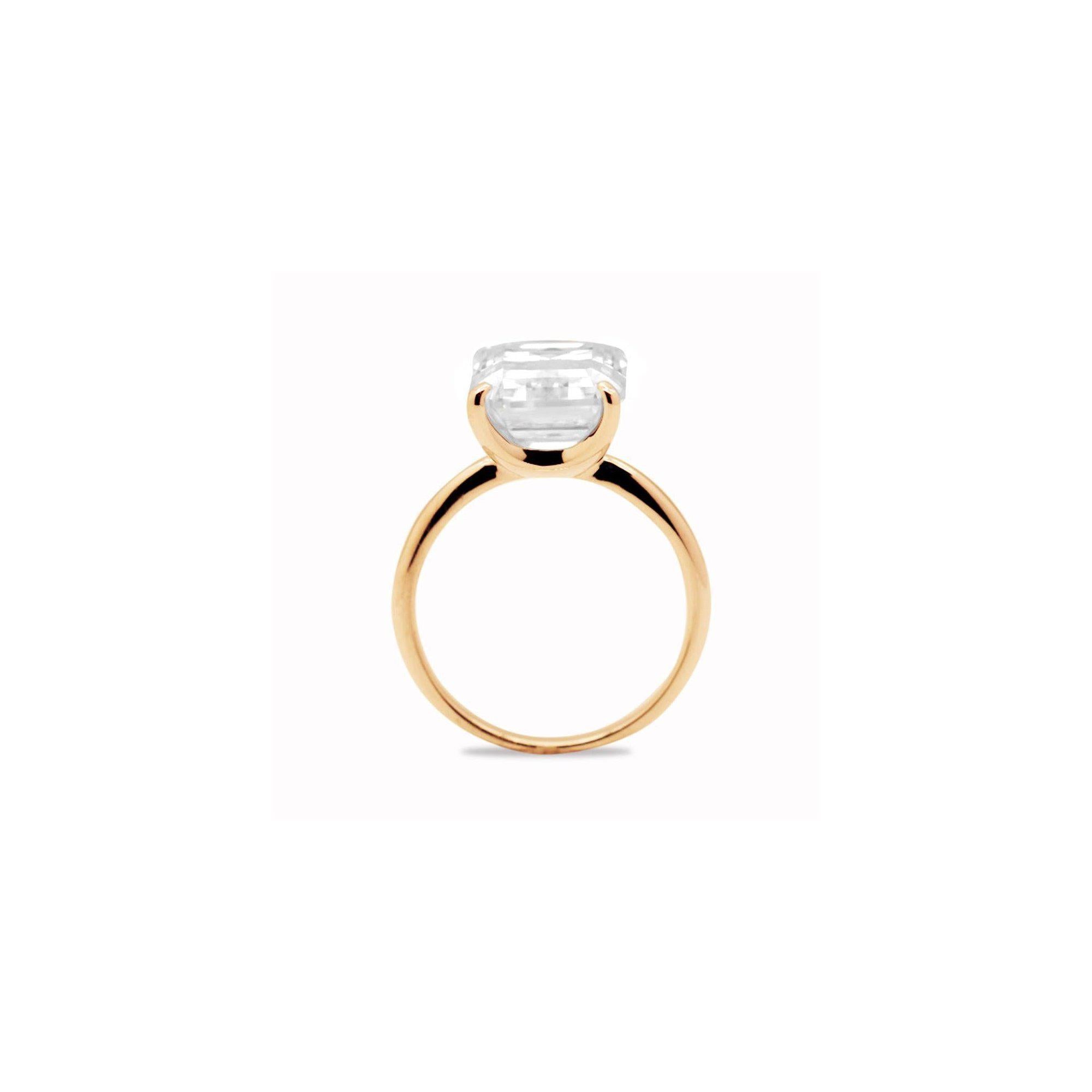5.3ct Emerald Cut Ring.