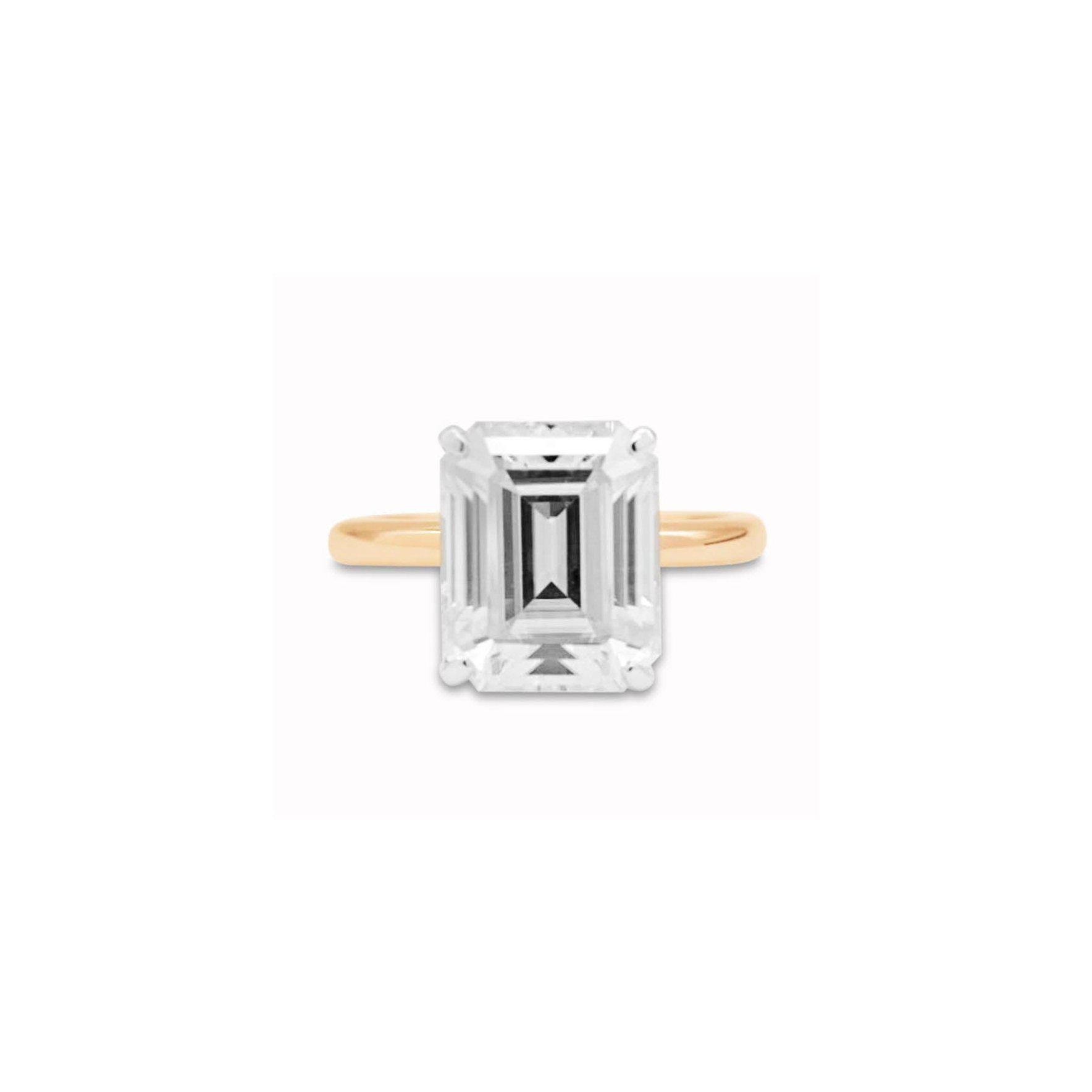 5.3ct Emerald Cut Ring.