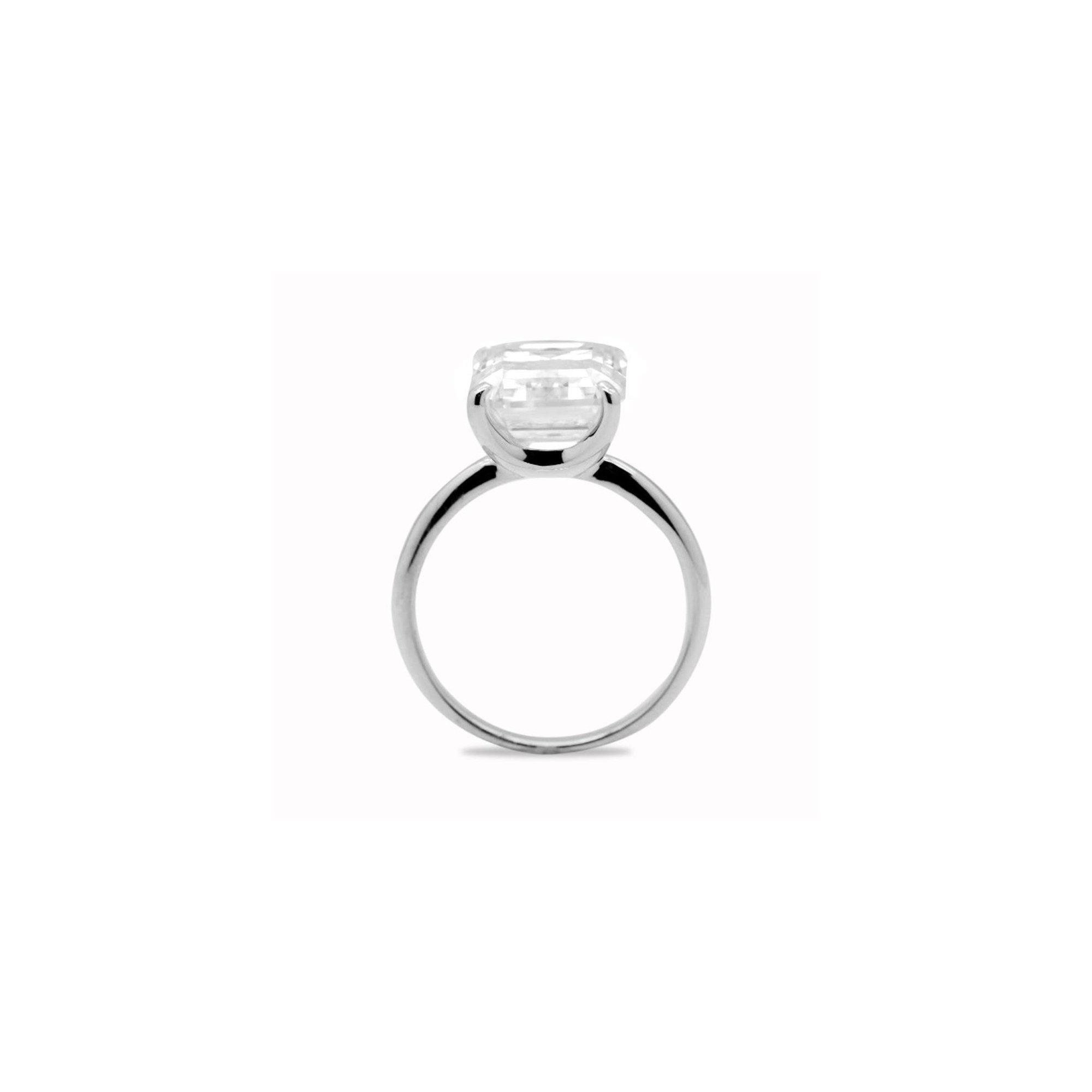 5.3ct Emerald Cut Ring.