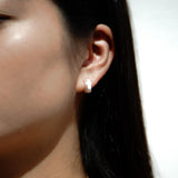 Enamel Moissanite Earring.