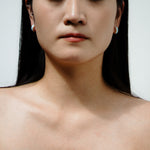 Enamel Moissanite Earring.