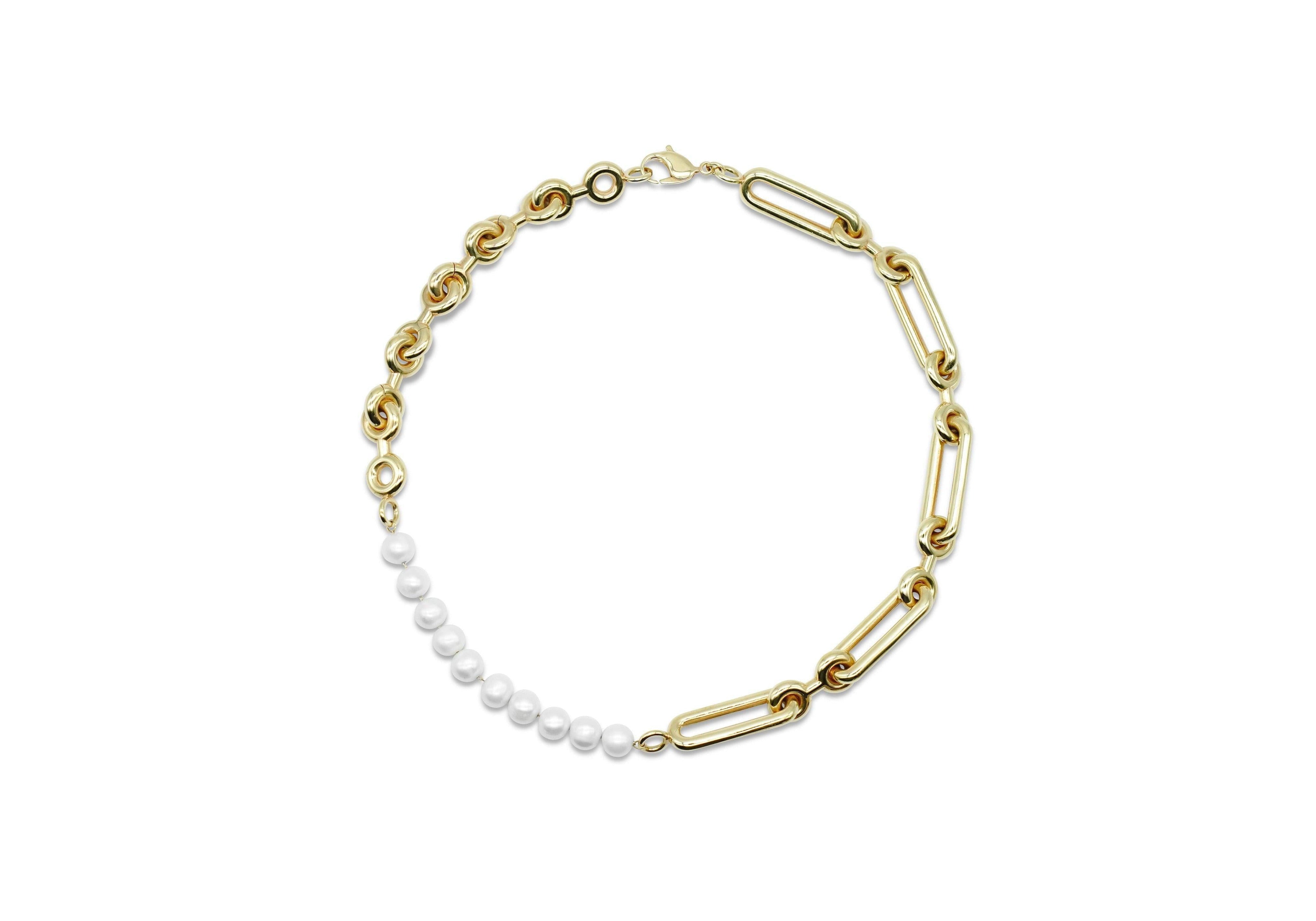 Robustus Pearl Chain Necklace.