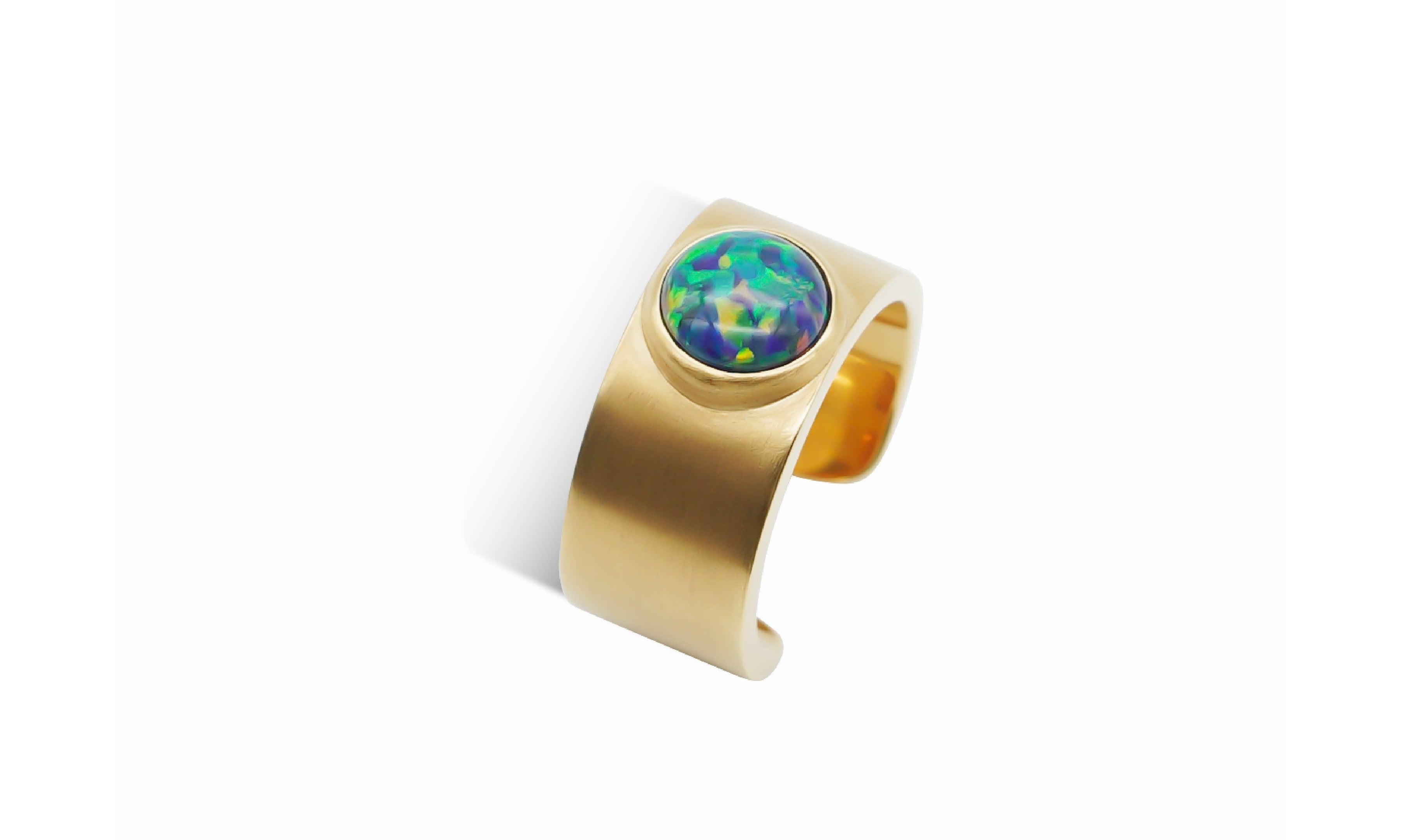 archaic opal ring.