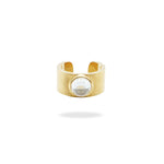 Archaic Moissanite Ring.
