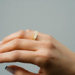 String Pearl Ring.