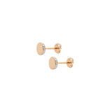 Circle pop earring.