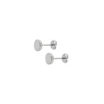 Circle pop earring.