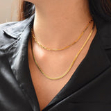 SNAKE CHAIN NECKLACE.