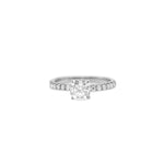 クッションカットハーフエタニティリング 0.6ct.