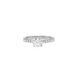 クッションカットハーフエタニティリング 0.6ct.