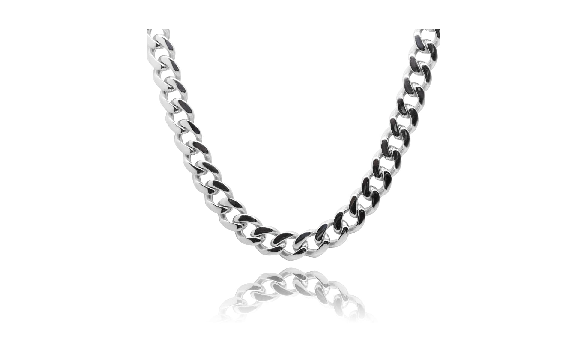 CURB CHAIN NECKLACE.