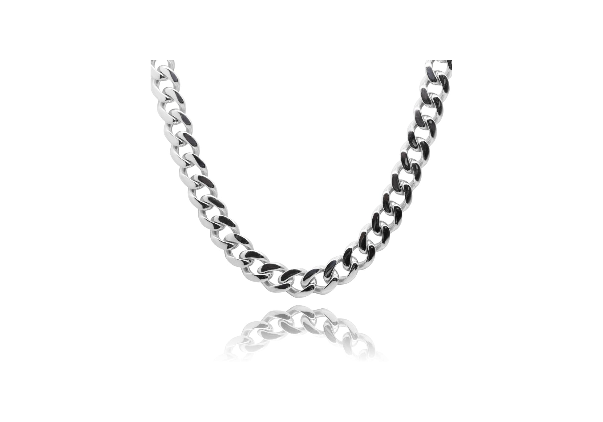 CURB CHAIN NECKLACE.