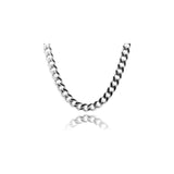 CURB CHAIN NECKLACE.