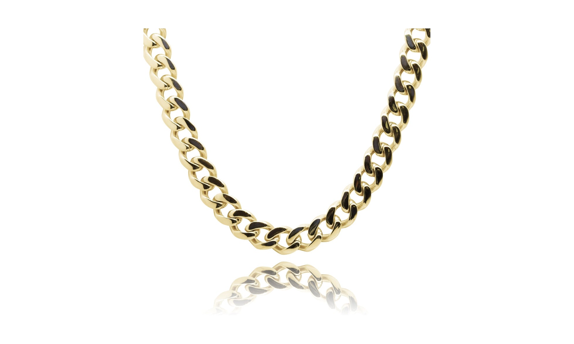 CURB CHAIN NECKLACE.