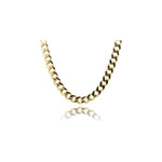 CURB CHAIN NECKLACE.