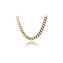 CURB CHAIN NECKLACE.