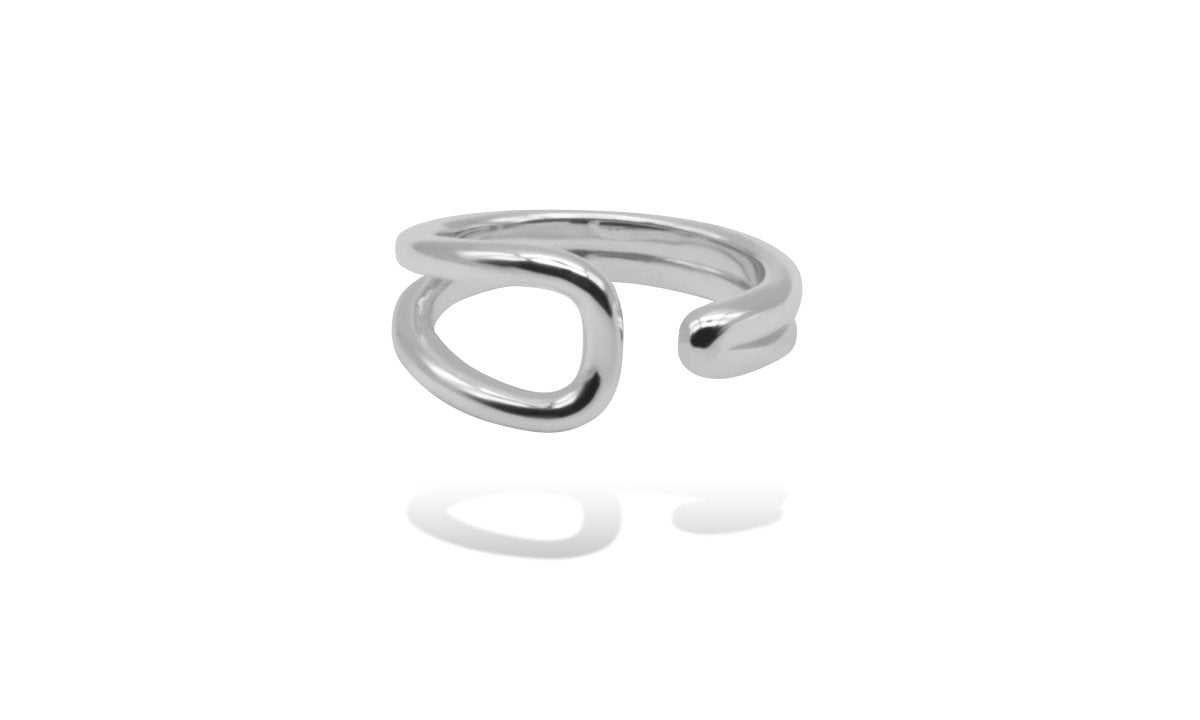 Double recta ear-cuff.