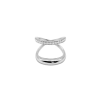 DOUBLE STRING MOISSANITE RING