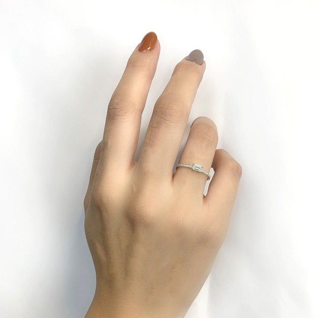 Emerald Moissanite Full Eternity side ver 【プラチナ950】.
