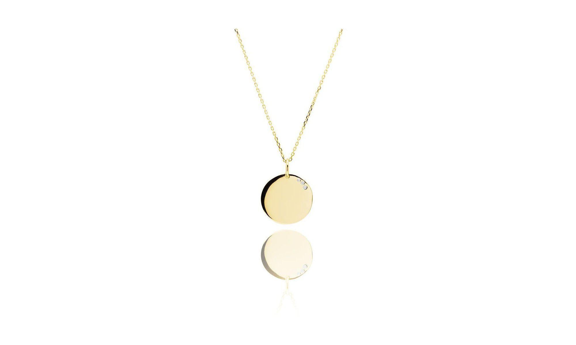 Engravable Plate Necklace.
