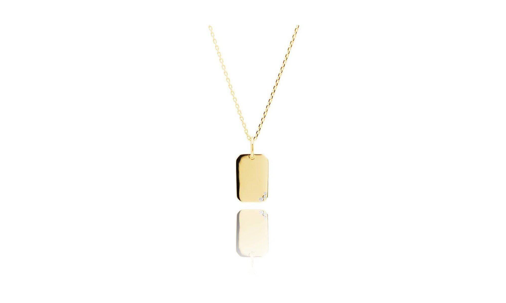 Engravable Tag Necklace.