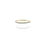 FULL ETERNITY RING 1 with Green Moissanite.