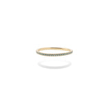 FULL ETERNITY RING 1 with Green Moissanite.