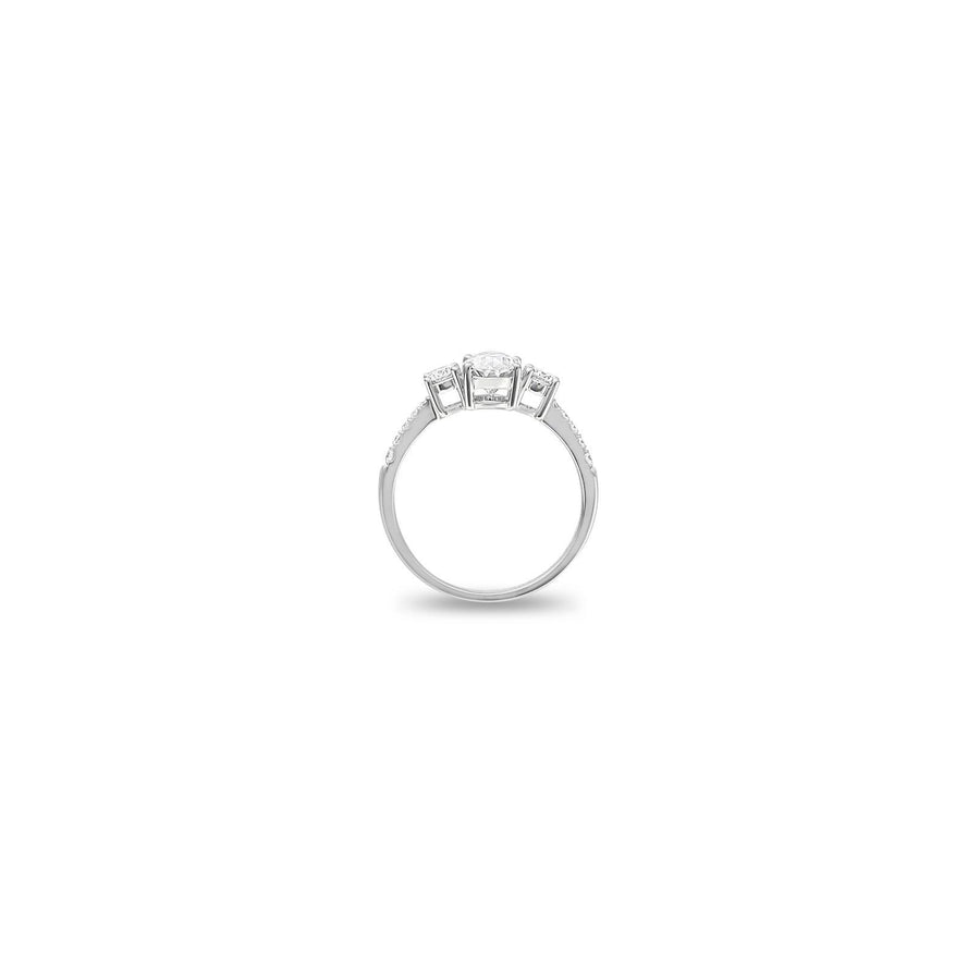 スリーストーンリング-婚約指輪-GYPPHY｜モアサナイトジュエリー