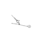 ベゼルモアサナイトネックレス 0.1ct/0.3ct.