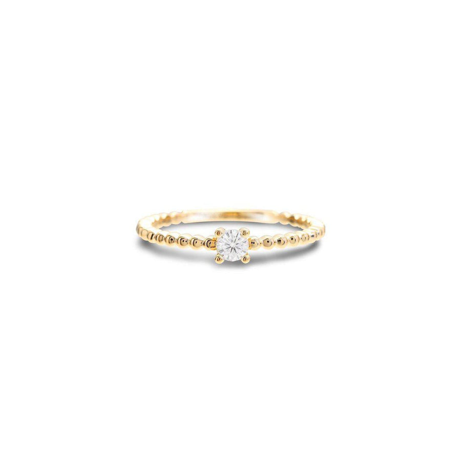 Moissanite Grano Ring【Pinky Ring】-ピンキーリング-GYPPHY｜モアサナイトジュエリー