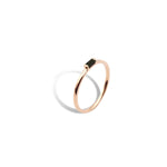 シングルバゲットブラックオニキスリング【Pinky Ring】.