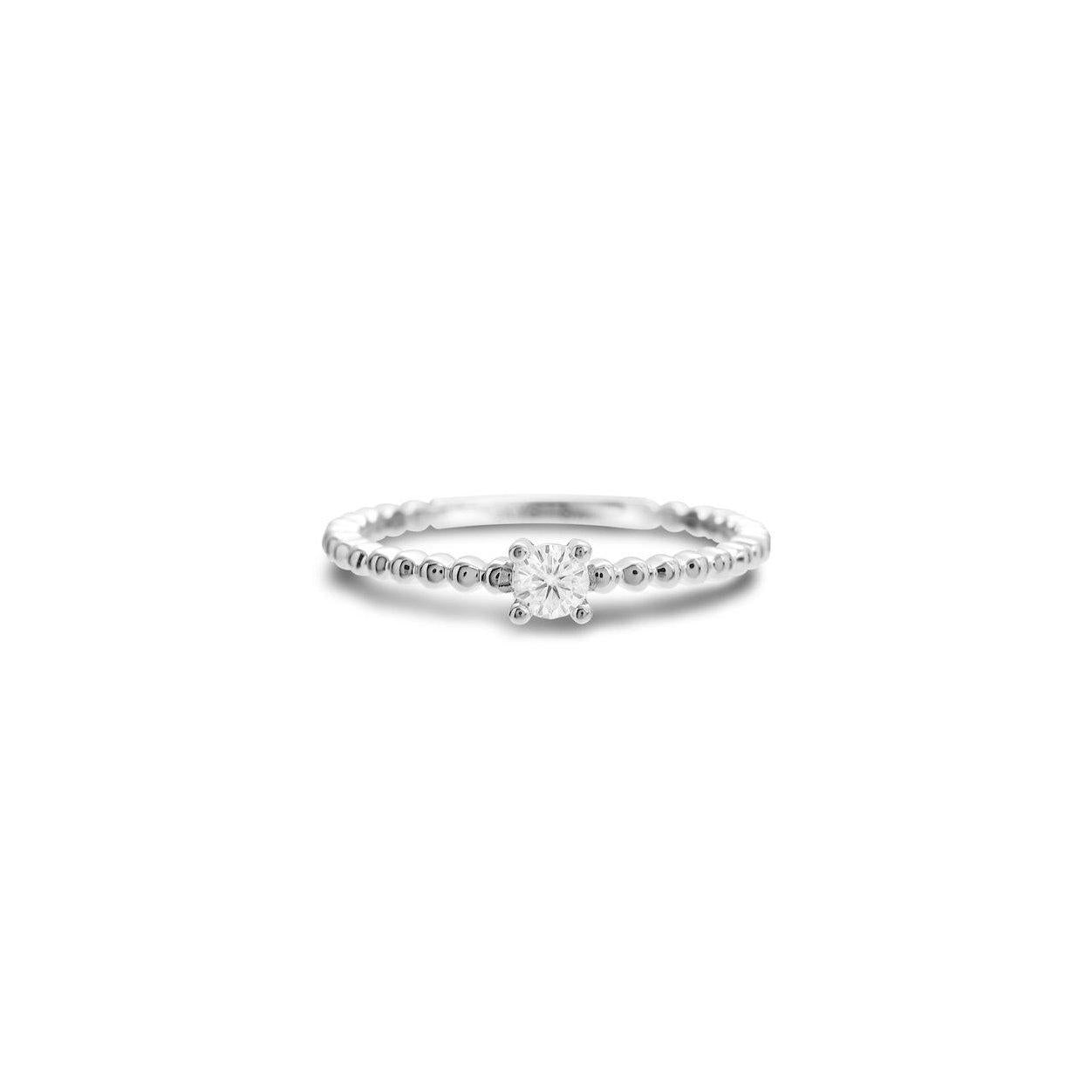 Moissanite Grano Ring【Pinky Ring】.