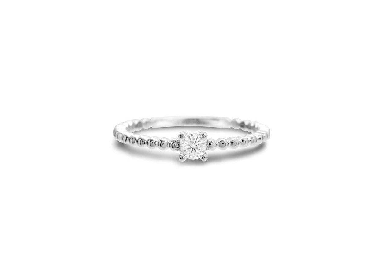 Moissanite Grano Ring【Pinky Ring】.