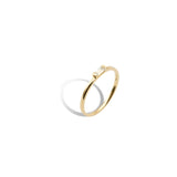 シングルバゲットモアサナイトリング【Pinky Ring】.