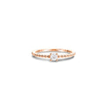 Moissanite Grano Ring【Pinky Ring】.