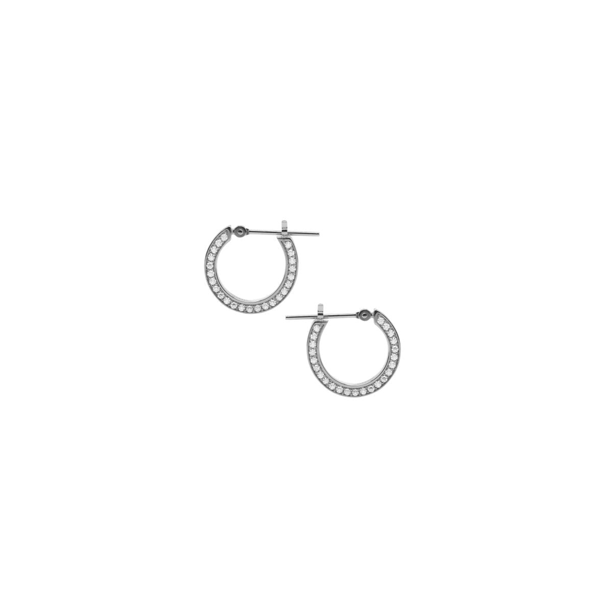 Pop hoop earring.