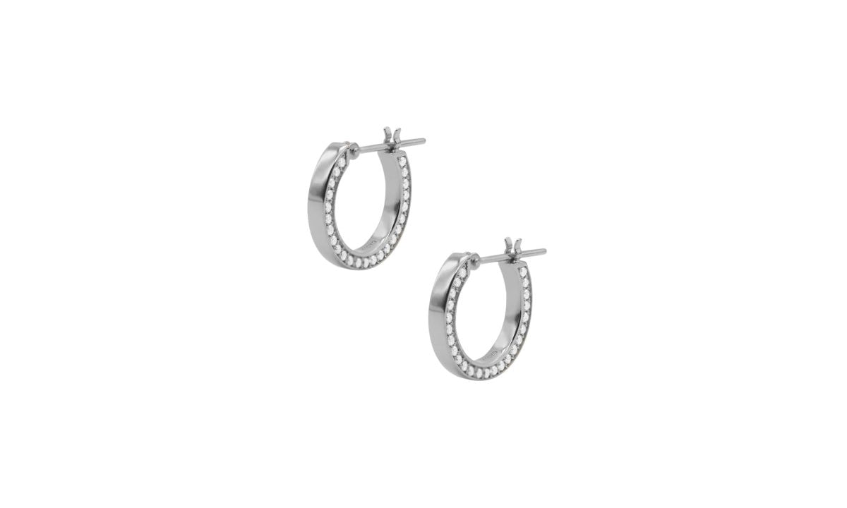 Pop hoop earring.