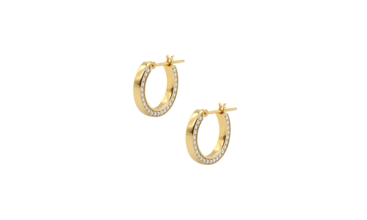 Pop hoop earring.