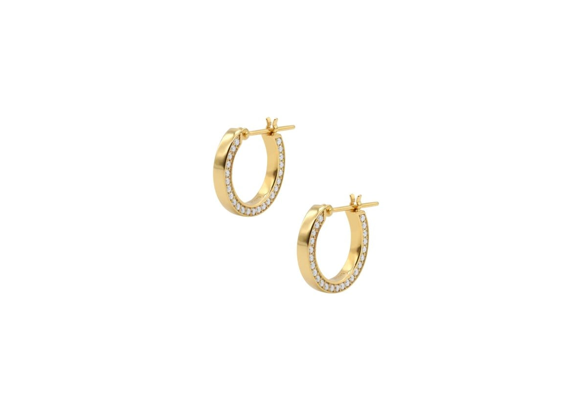 Pop hoop earring.