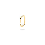 Rounded rectangle ear-cuff.