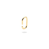 Rounded rectangle ear-cuff.