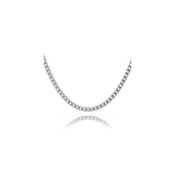 Small Curb Chain Necklace.