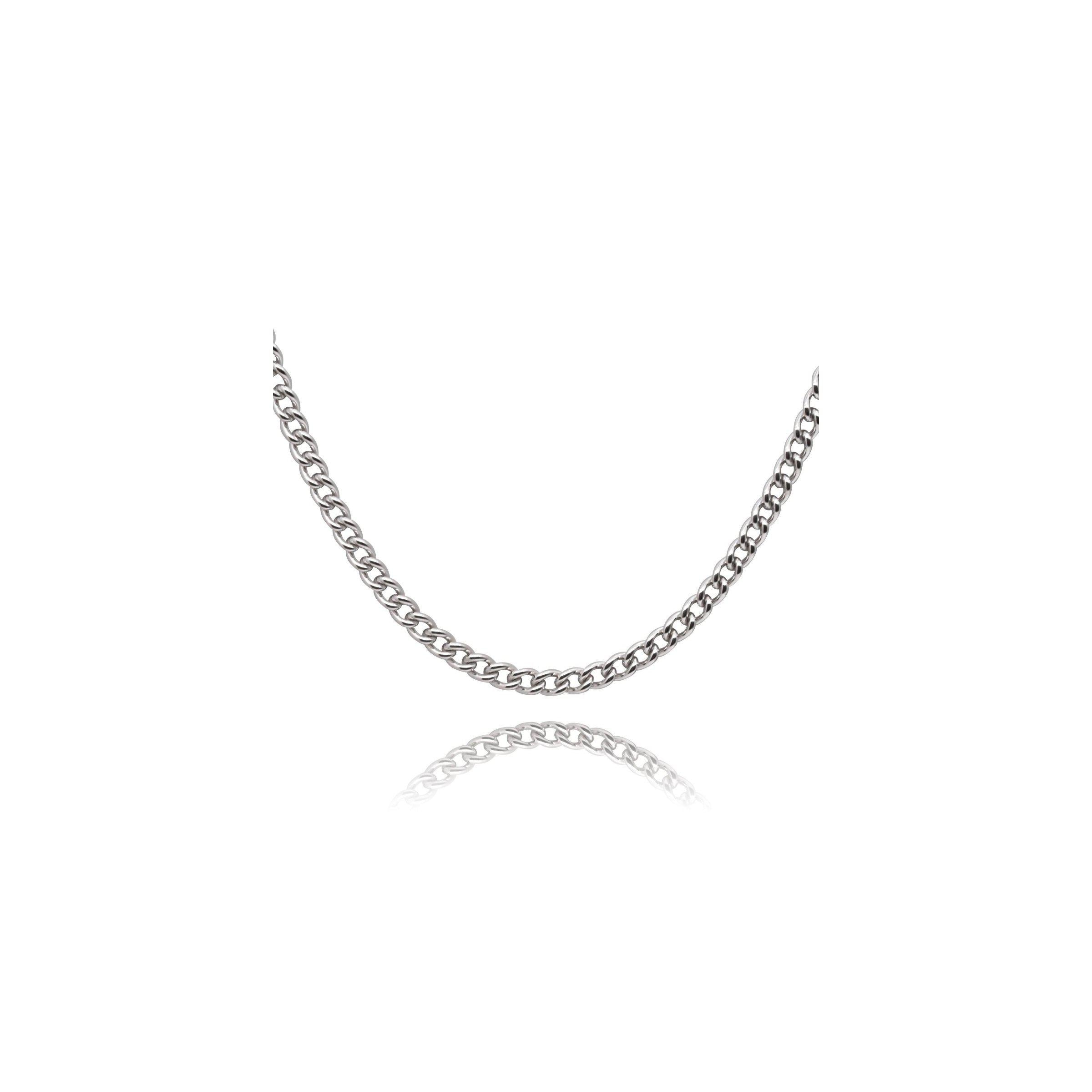 Small Curb Chain Necklace.