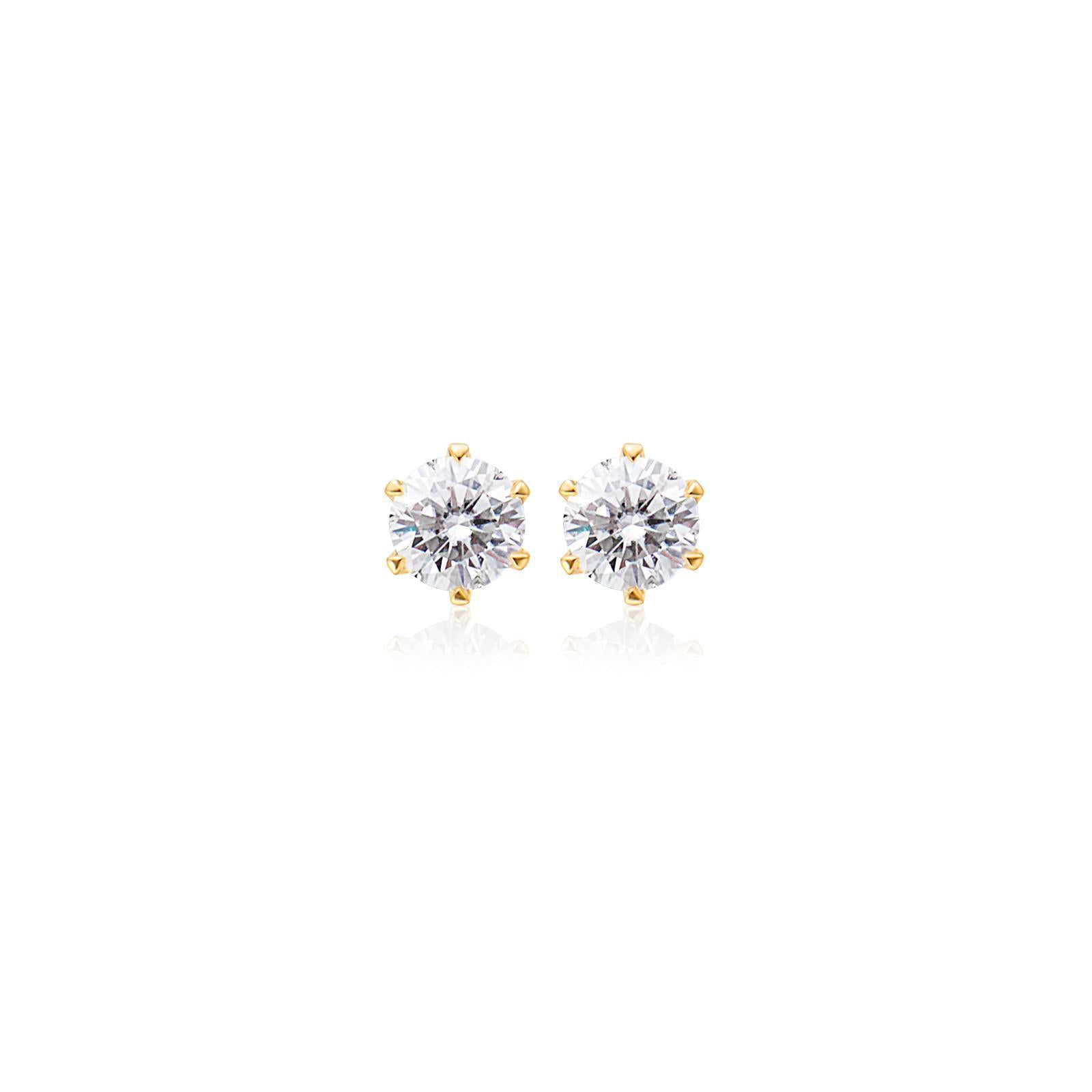 Small Moissanite Studs　0.1ct/0.3ct.