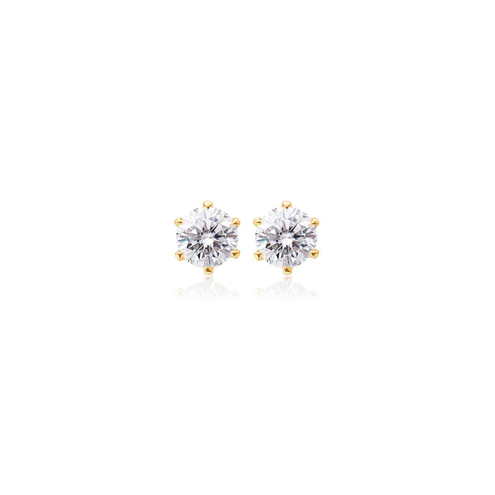 Small Moissanite Studs 0.1ct/0.3ct