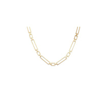 square chain necklace.
