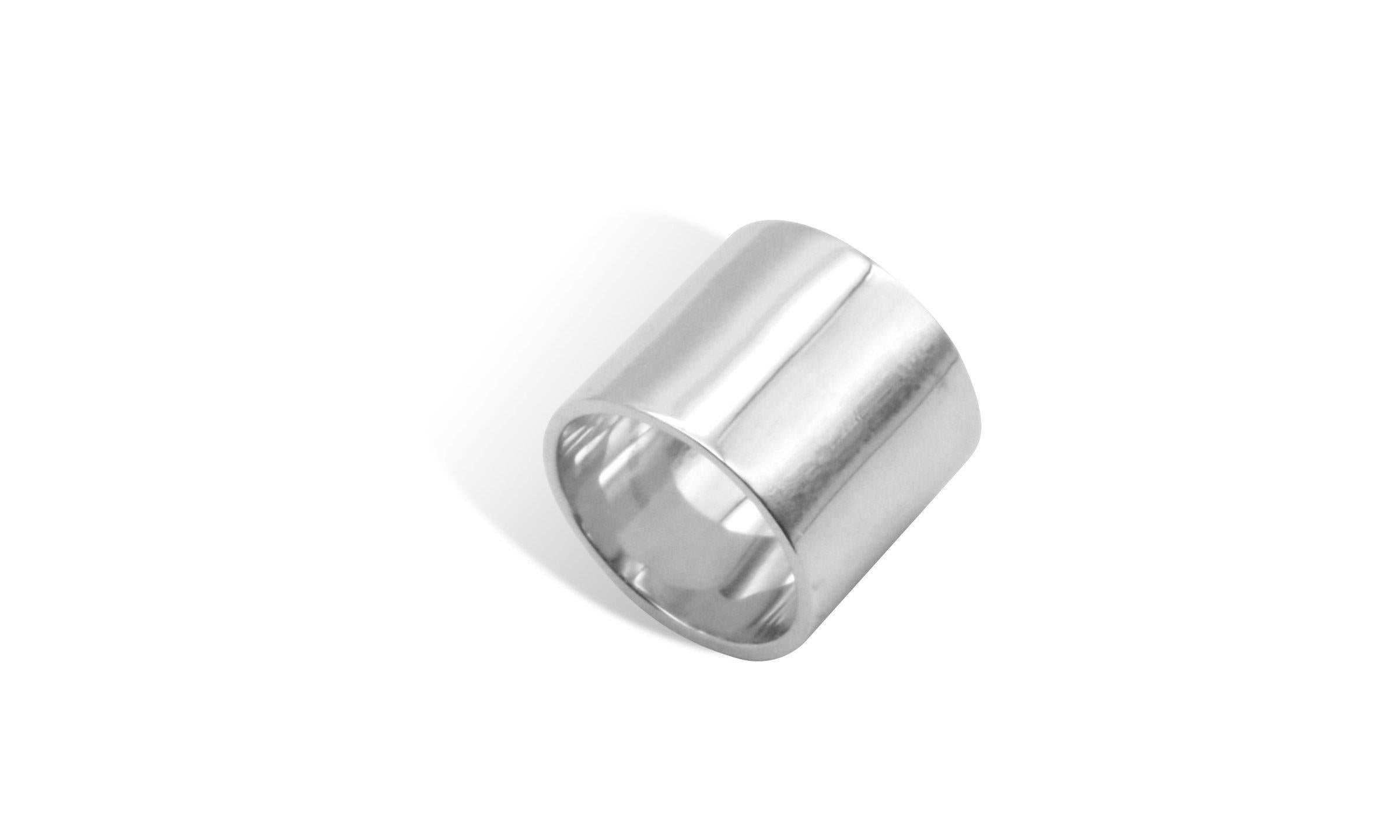 Thick Silver Ring.
